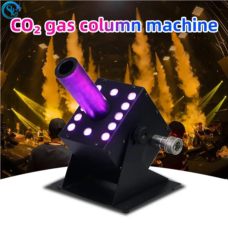 LED CO2 Jet Machine 3-in-1 RGB Fog Effect DMX Controlled 70W 90