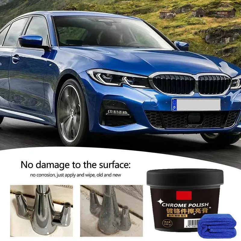 Car Rust Remover Paste 100g Metal Rust Cleaner, Strong Derusting Gel ...