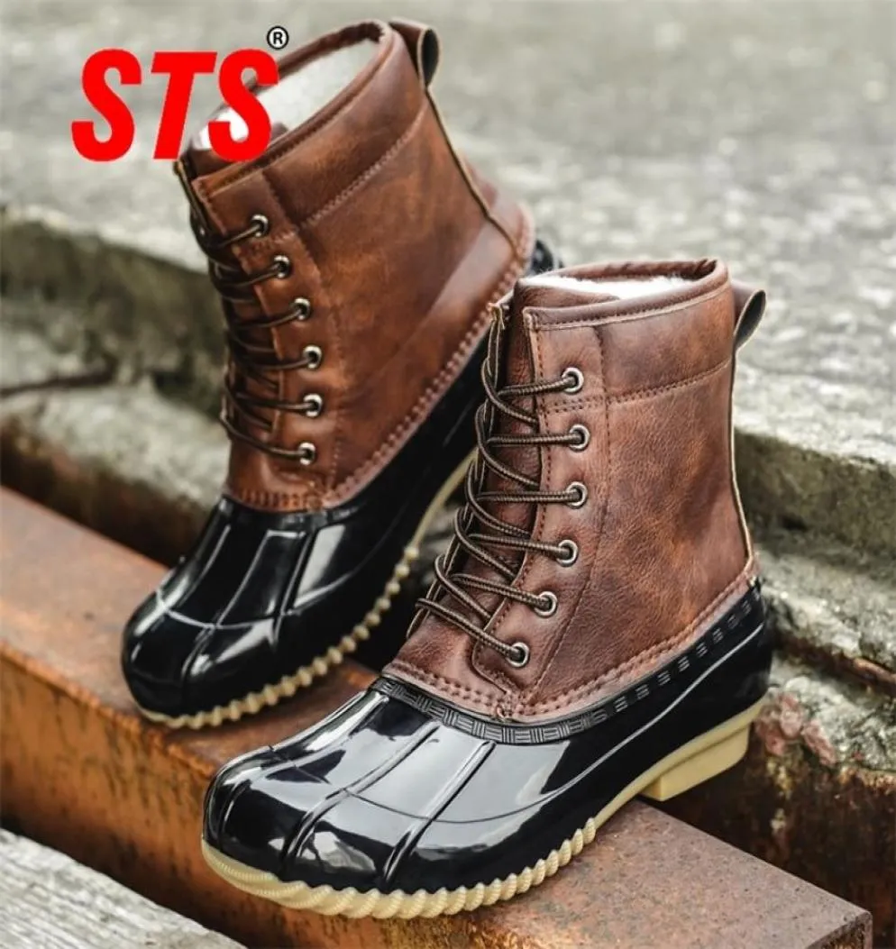 STS Women039s Boots Boot Lady With Imperproofing Zipper Rubber Sole Women Boots Boots Lace Up Ankle Shoes Winter Femmes SHO2121887