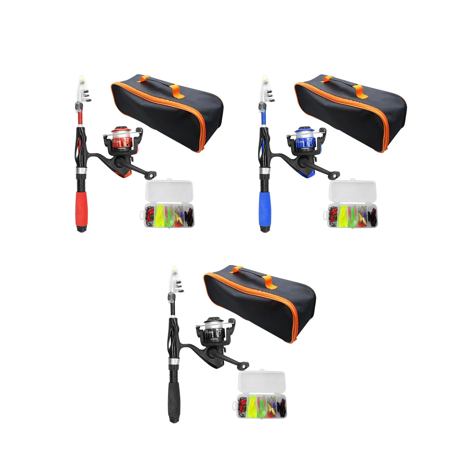 Kids fishing rod fishing rod Starter Kit with Rod,...