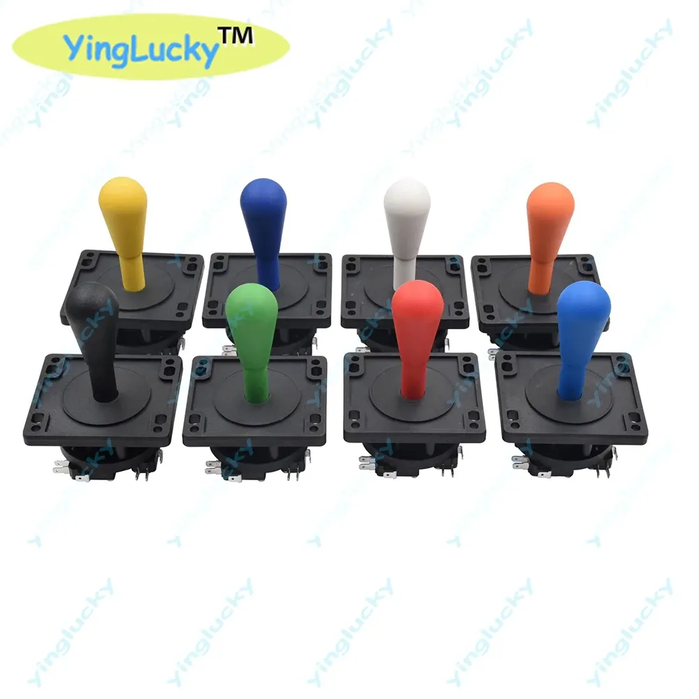 Oyunlar Yeni Happ Style Joystick Arcade Stick 4/8 Yolu Joystick Wirh 3 Pin Mikro Anahtar Yarasa Top Ball American Style Sığınağı