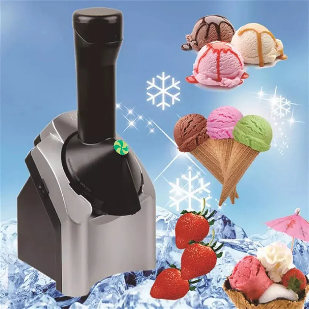 メーカーアイスクリームマシン自動フルーツアイスクリームメーカー家庭用ミルクセーキメーカーフローズンデザートメイキングツールヨーグルトスクイーザーホットセール