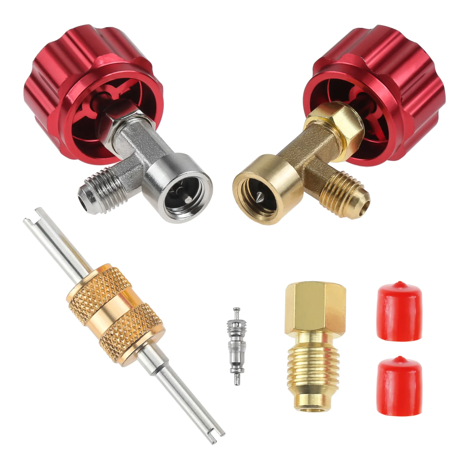R134A Self-Sealing and Puncture Style Refrigerant Can Tap Valves with ...