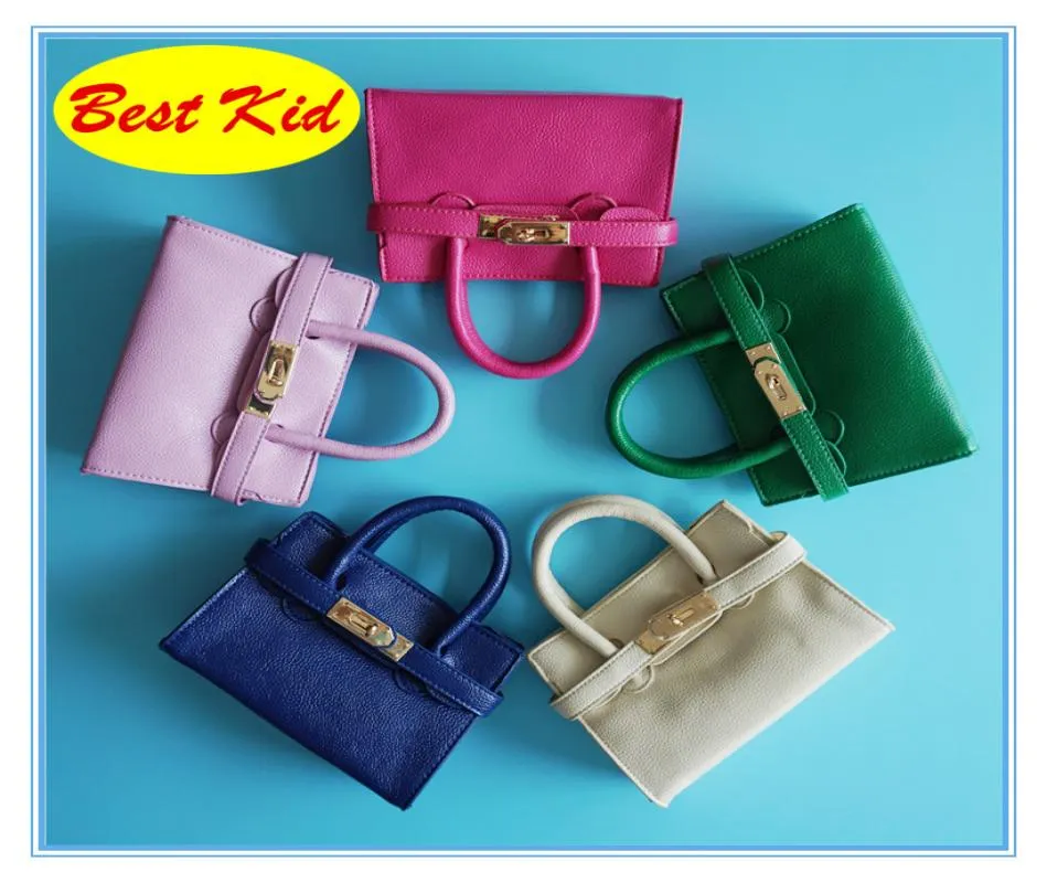 BestKid DHL Livraison gratuite!Sacs à main élégants classiques de Hot Sale pour faire du shopping pour bébés filles petits sacs adolescents mini-sac à main BK0085177950