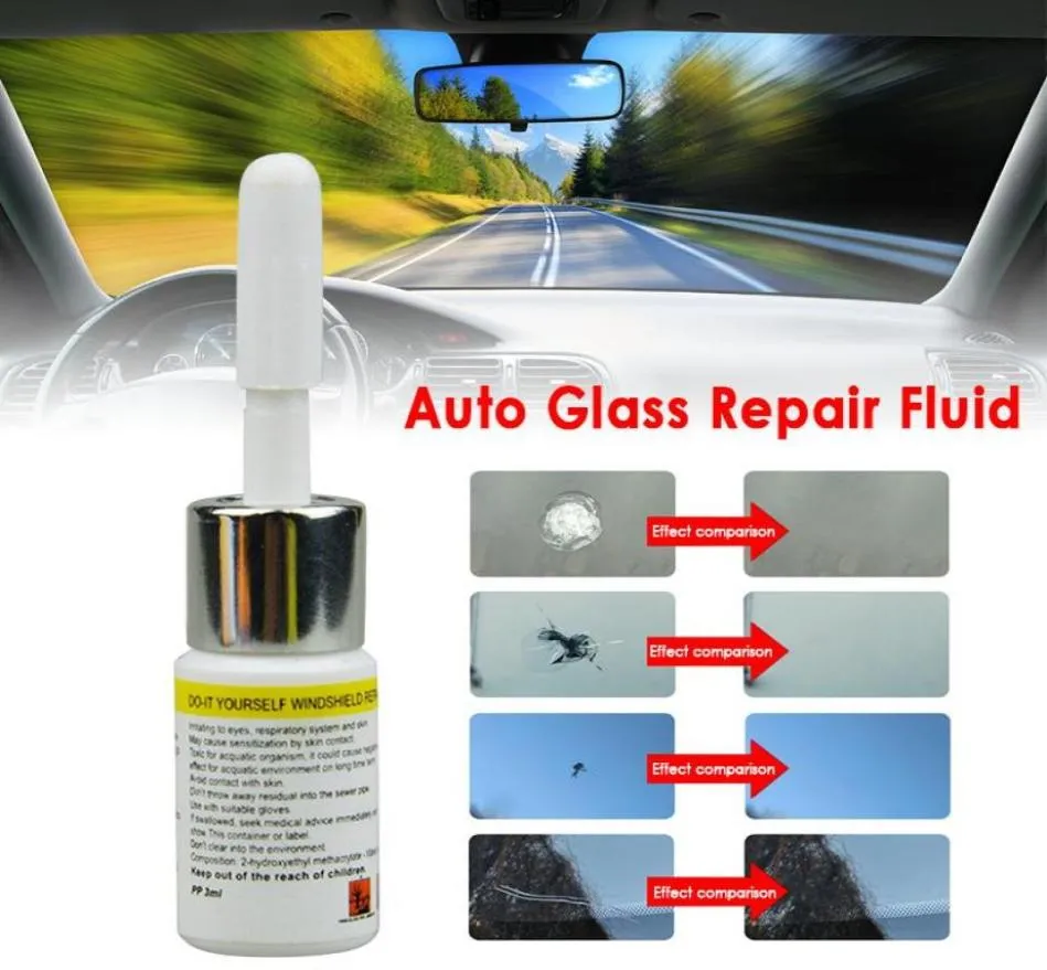 Bilrengöringsverktyg Uppgradera Automotive Glass Nano Repair Fluid Window Crack Chip Tool Kit Accesories TSLM19331778