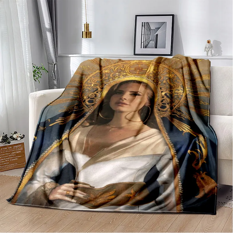 Lana del Rey Singer Lizzy Grant HD Cobertor, cobertor de arremesso macio para capa de gabinete de gabinete de viagens de cama de cama de quarto de casa