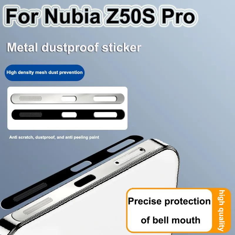 Pour Nubia Z50S Pro Téléphone, Autocollants nets à poussière Z50 S PRO Z50SPRO TRO EARPIE DE TROUPE ANTI-DUST MESH MESH COVER