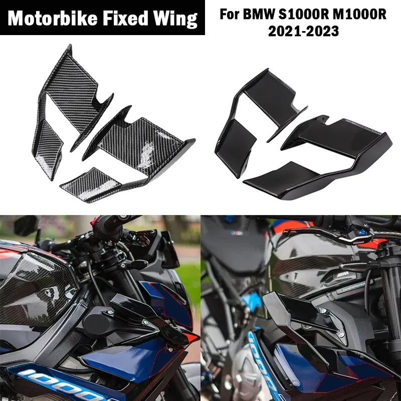Motorcycle Front Fairing Winglets Aerodynamic Wing Kit Spoilers