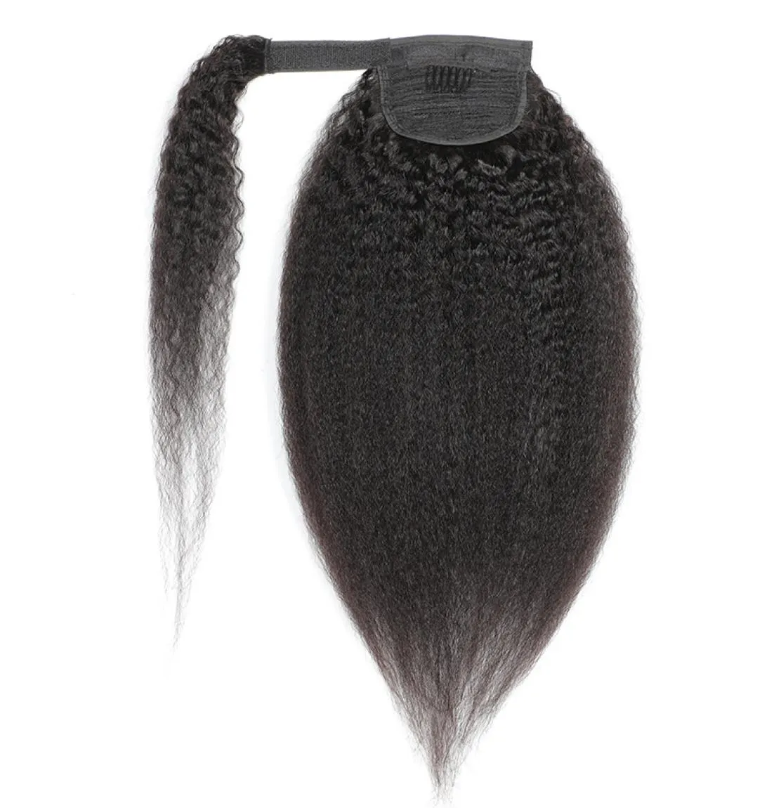 Haaklus paardenstaarten kinky rechte Braziliaans Peruaanse maagdelijk menselijk haar 824inch yaki natuurlijke kleur Indiaas menselijk haar 100g haar 9686551