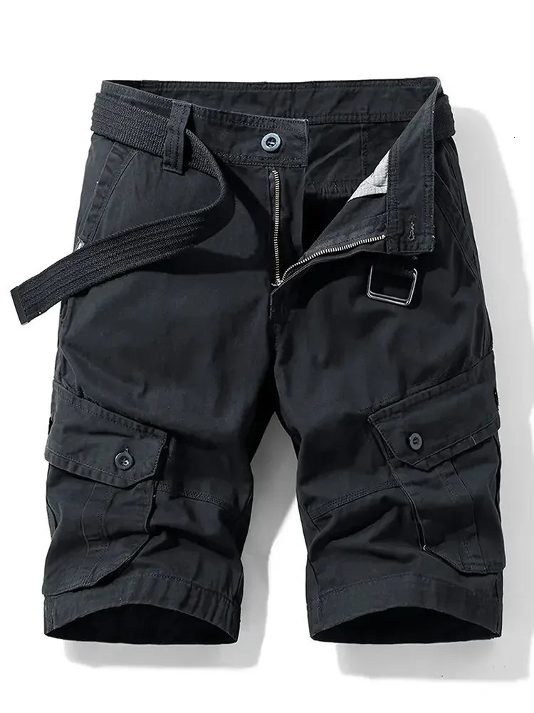 Multi Pockets Mens Bawełniane spodenki