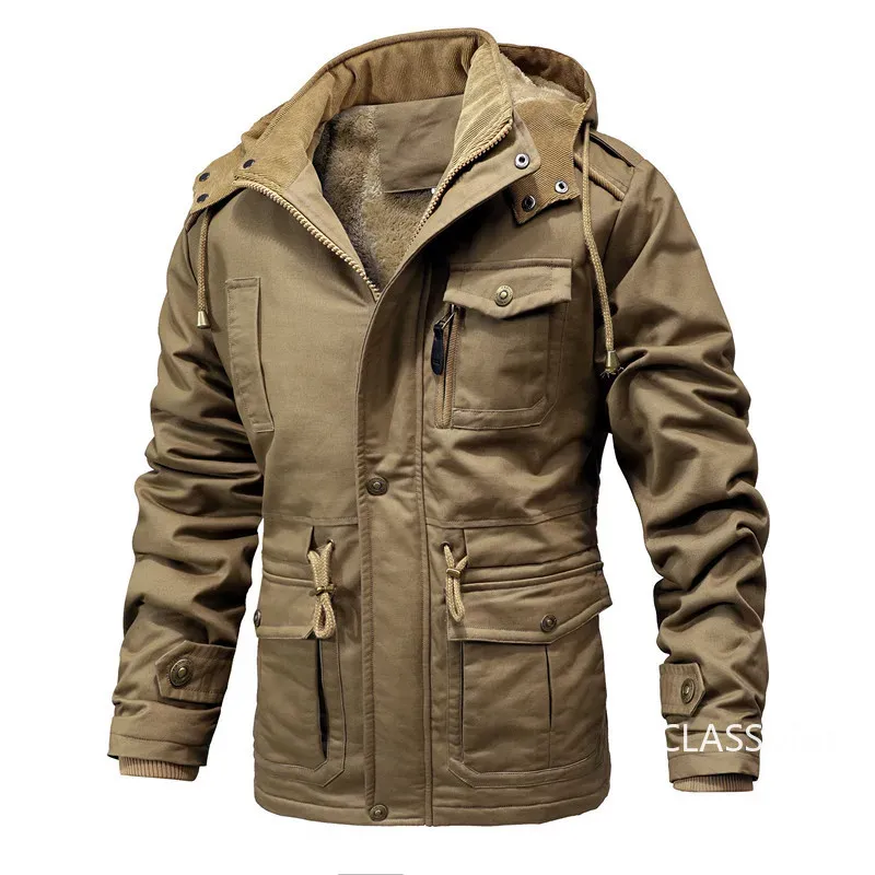 ジャケット・アウター SISTERE Military Hybrid Hooded Coat New Men's Military hooded winter jacket men's with
