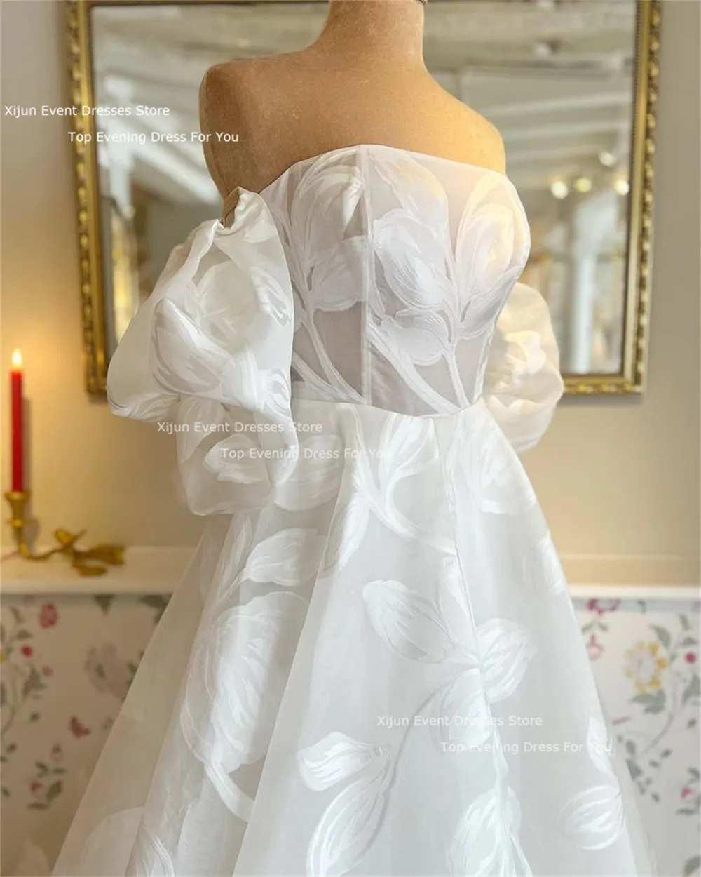 green emerald velvet dress 🫧Y2K Fairytale White Chiffon Short Prom Dress Vintage Applique Beading –  EvaFashionDress main image 0