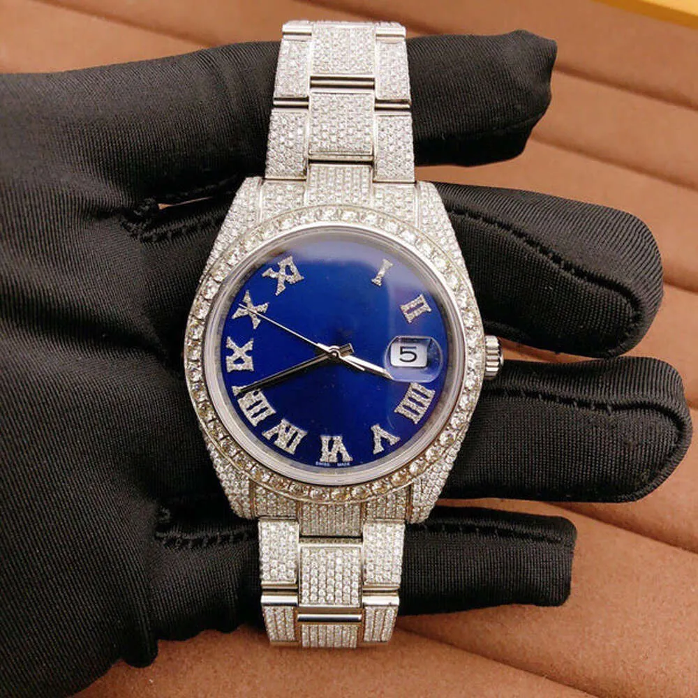 Luxurius aussehend voll und ganz zu sehen für Männer Frau Top Handwerkskunst einzigartige und teure Mosang Diamond 1 1 5a Uhren für Hip Hop Industrial luxuriös 7949