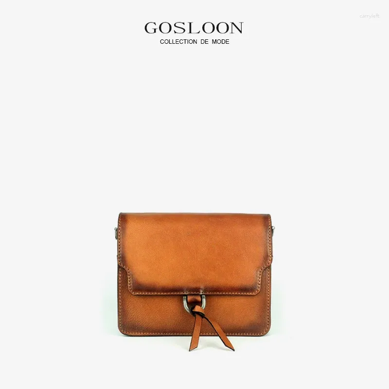Вечерние сумки Gosloon-Messenger Bag Женская сумочка 2024 Мода с широкими ремнями на плече