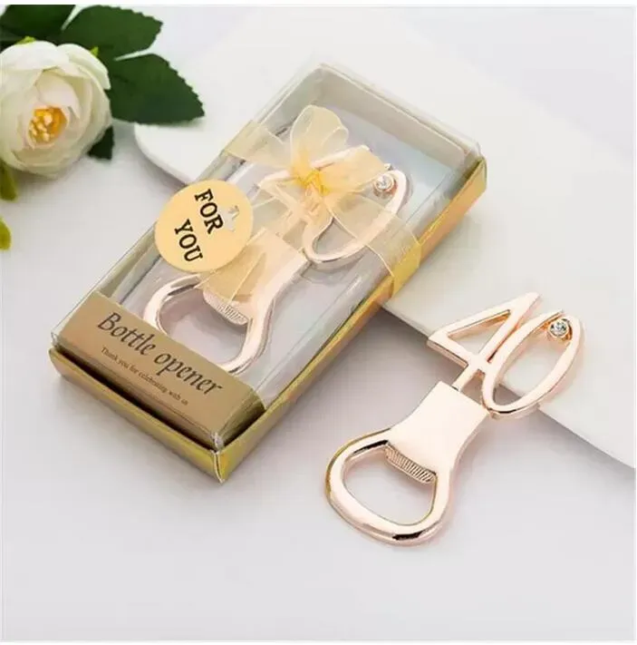 Creative Number Bottle Opener Shower Party Favor Gift Box Packaging Wedding Gift Beer Wine Bottle Opener Kitched Accessories Bar Tools 2022 C0214