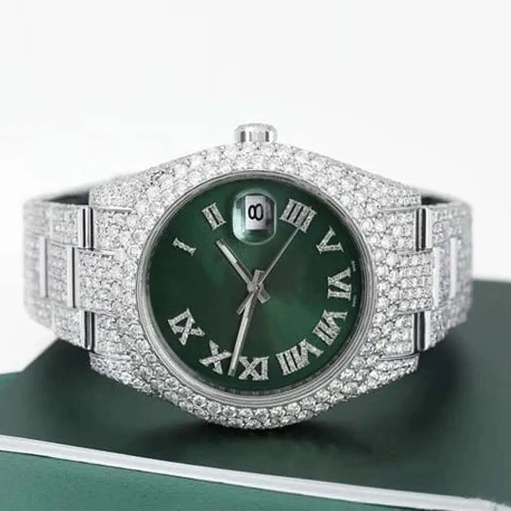 Lussuoso aspetto completamente guardato per uomo donna top artigianato un unico e costoso Mosang Diamond 1 1 5A orologi per hip hop industriale lussuoso 8685