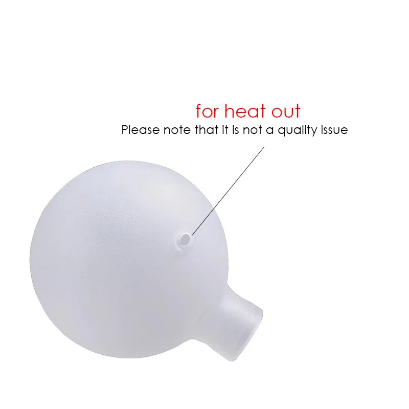Hoement Frosted Glass Globe Lamp Shade – 20cm Replacement For E27 Socket – Modern Ceiling Cover For Bathroom, Home, Office – Soft Diffused Light