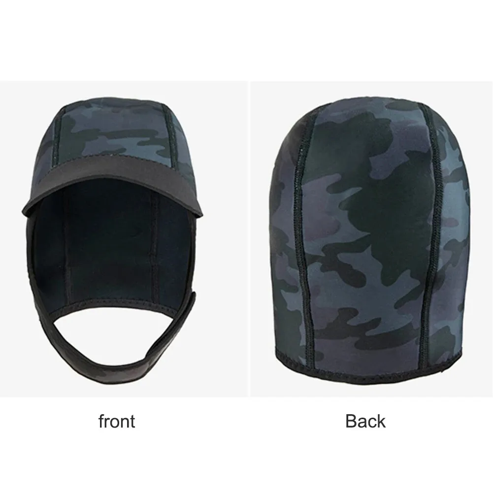 Cagoule / Capuche Néoprène 3mm Pour Plongée Et Surf - Noir - Neuf