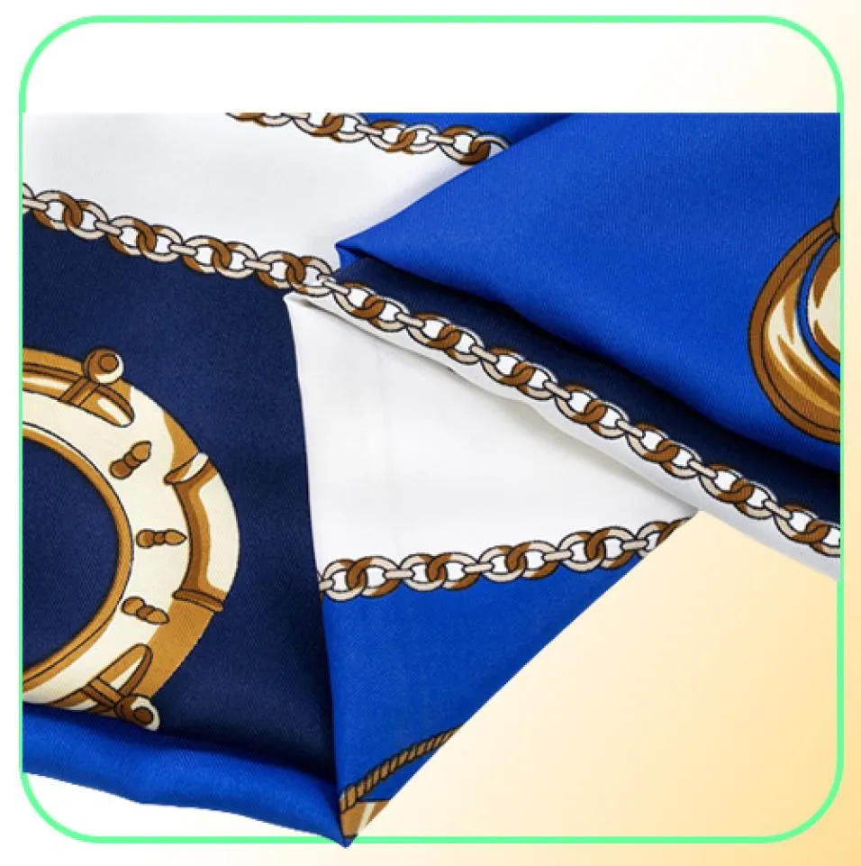 Nouvelle écharpe en soie en serre femme Saddle Decoration Printing Square Croclats Fashion Wrap Femme Foulard grand châle Hijab Neckerchief 1309258706