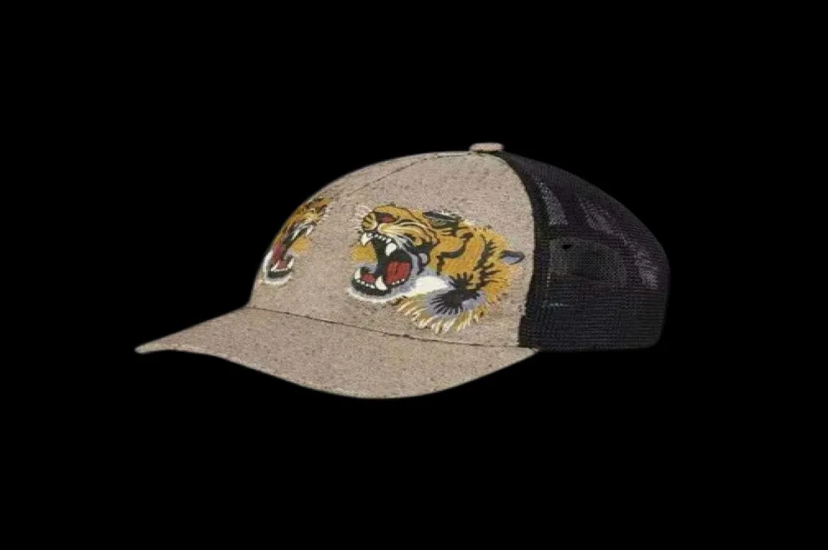 Cap de beisebol mais vendido Snake Tiger Bee Cat Fox Wolf Lobo com homens Moda Mulher Sun Hat4348033