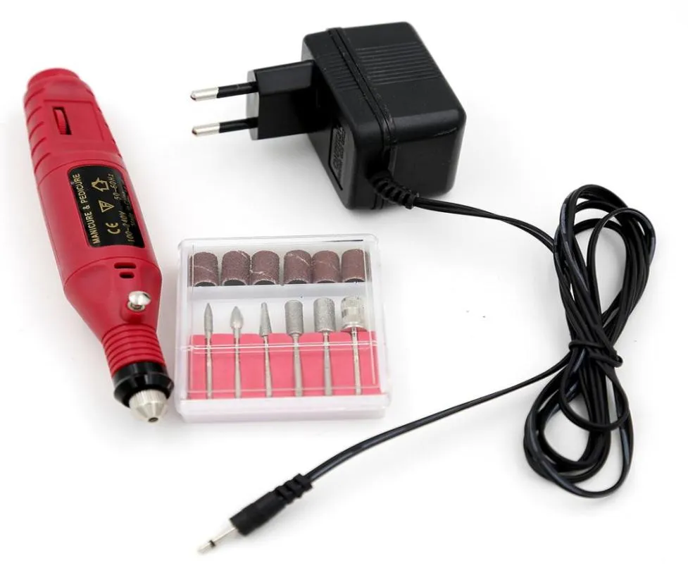 Nagelkonstverktyg Nagel Salong Pedicure Pen Electric Nail Drill Machine Kit Medicool Pro ManicUrePedicure Set File ZS10013W9084665