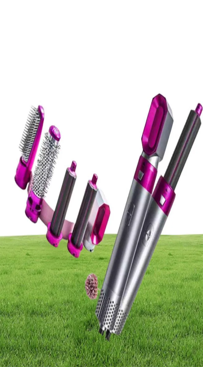 5 Heads Multifunction Hair Curler Dryer Automatic Curling Irons with Gift Box For Rough and Normal EU US UK AU Plug2110094