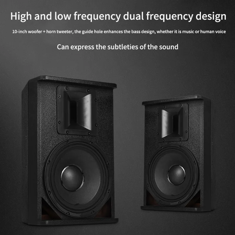 Save Big on Bulk 1000 Watt Bass Speaker 250W/8Ω High Power Bass Speaker KTV  Home Full Frequency 10 Inch Floor Speaker Professional Private Room