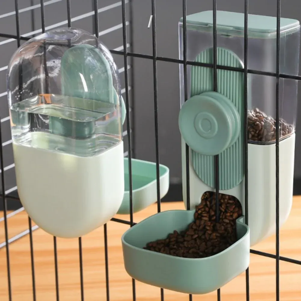 Automatic Hanging Pet Cage Farm Together Animal Feeder With Water
