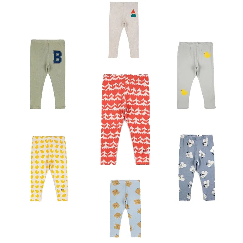 Pantalon pantalon bébé 2023 automne hiver rsh bc filles pantalons garçons ins baby toddlers carton animaux leggings enfants enfants pantalon nouveau