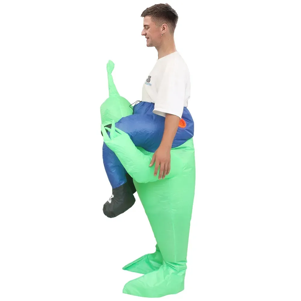 Halloween Inflatable Alien Costume Halloween Blow Up Costumes for Adult Cosplay