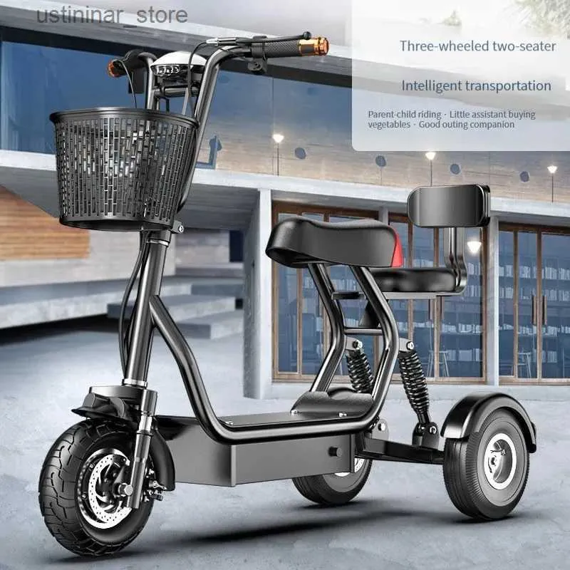 3 Simple Rides Folding Electric Trike For Adults: 48V 800W Electric Tricycle, Small ...