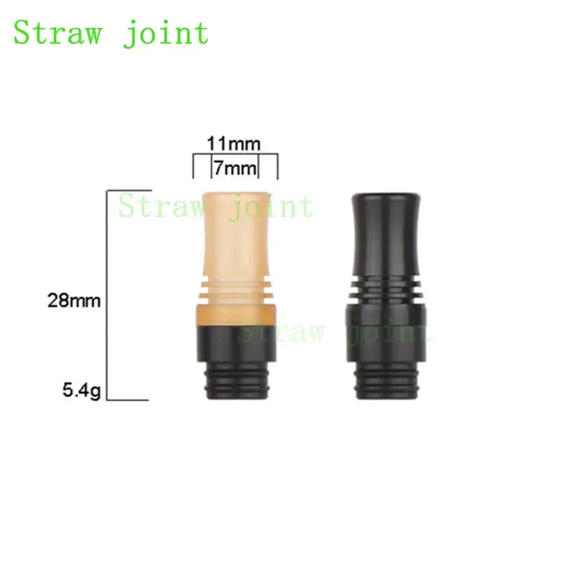 Authentic DRIP TIP 810 510 mtl Straw Joint with 9 Holes POM SS Drip Tips