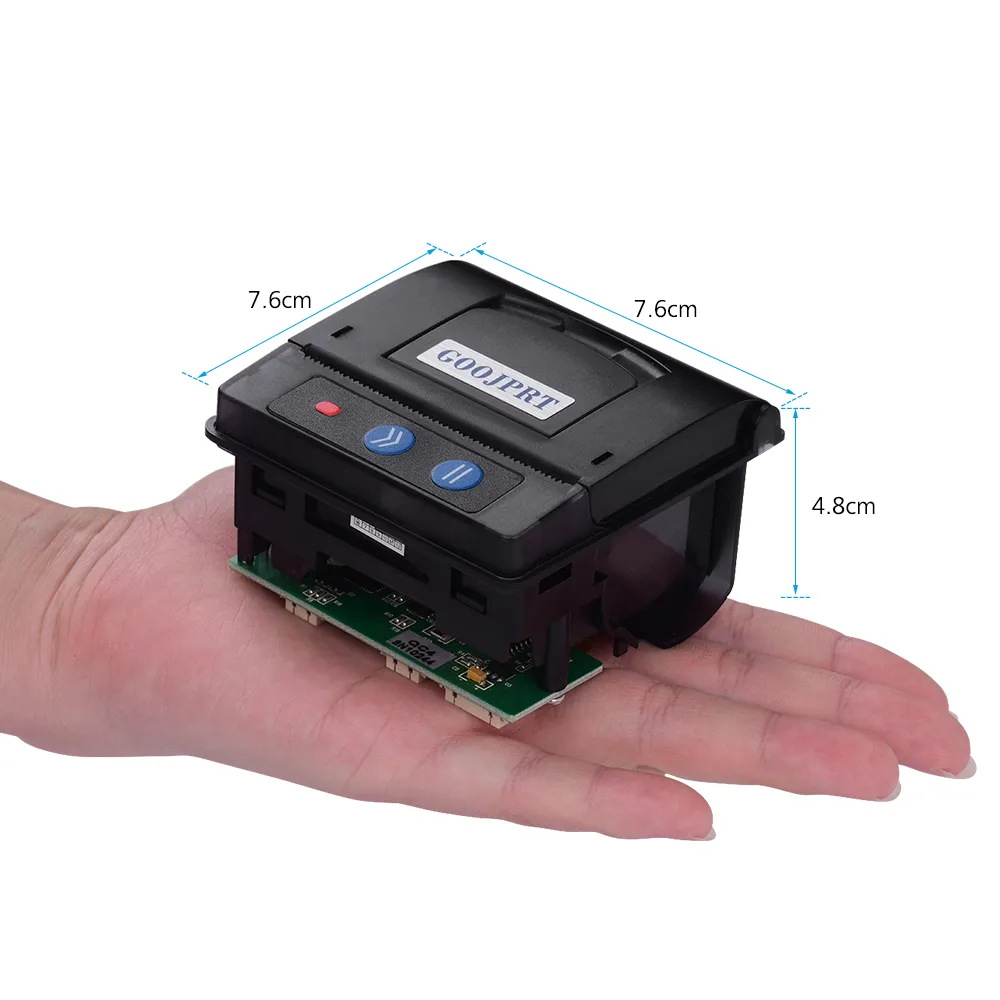 GOOJPRT QR203 58mm Direct Thermal Mobile Receipt Printer Low Noise ...