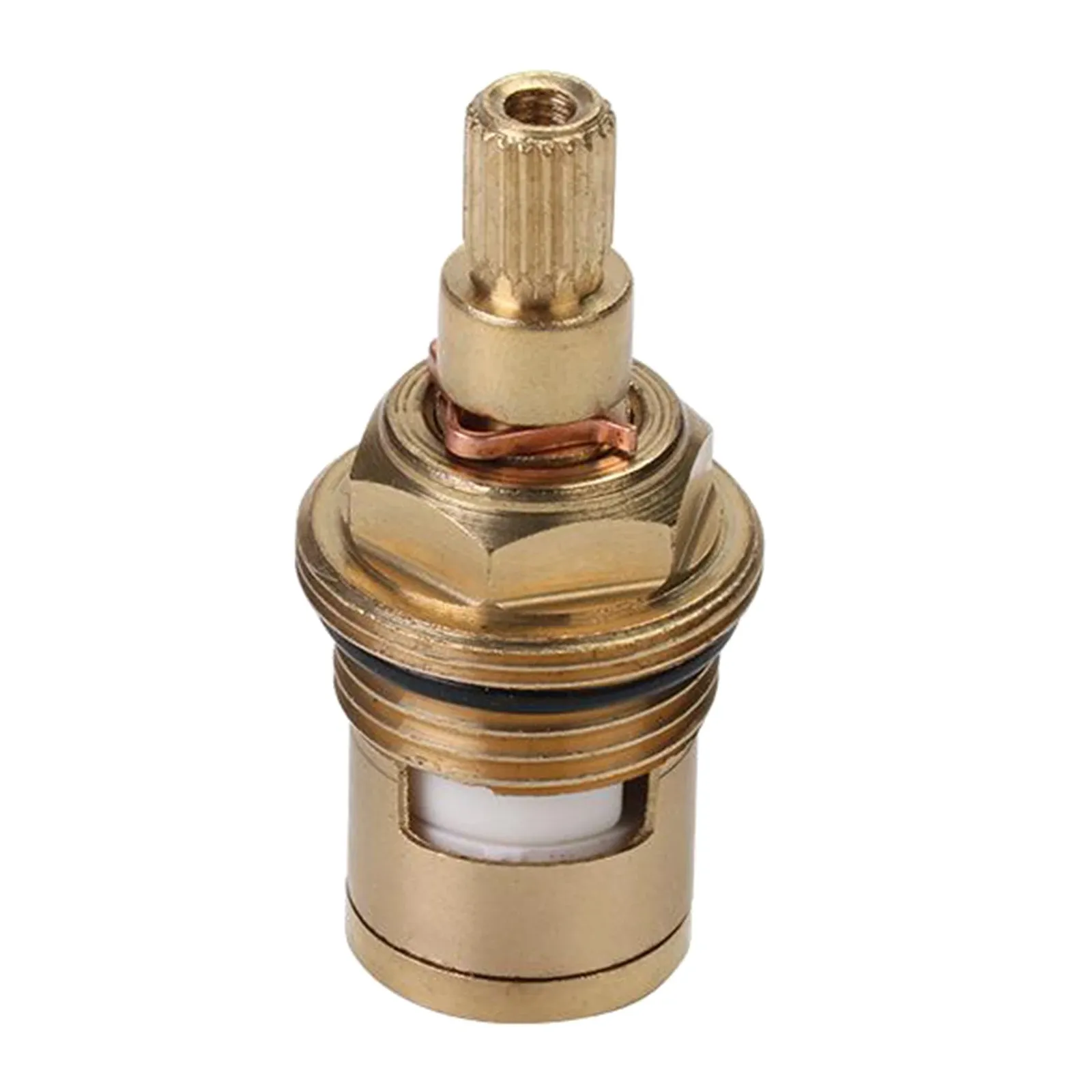 1/2pc Universal Replacement Tap Valves Brass Ceramic Disc Cartridge Inner Faucet Valve for Bathroom, Clockwise or Anti-clockwise