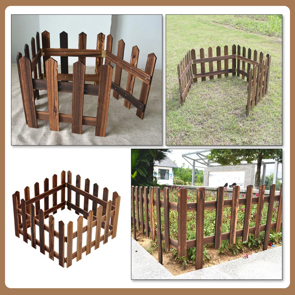 Paneles De Cerca De Madera Decorativos Para Jardines, Balcones Y Parterres  Encanto Rústico, Diseño Versátil De 16,42 € | DHgate, image size:1002x1002