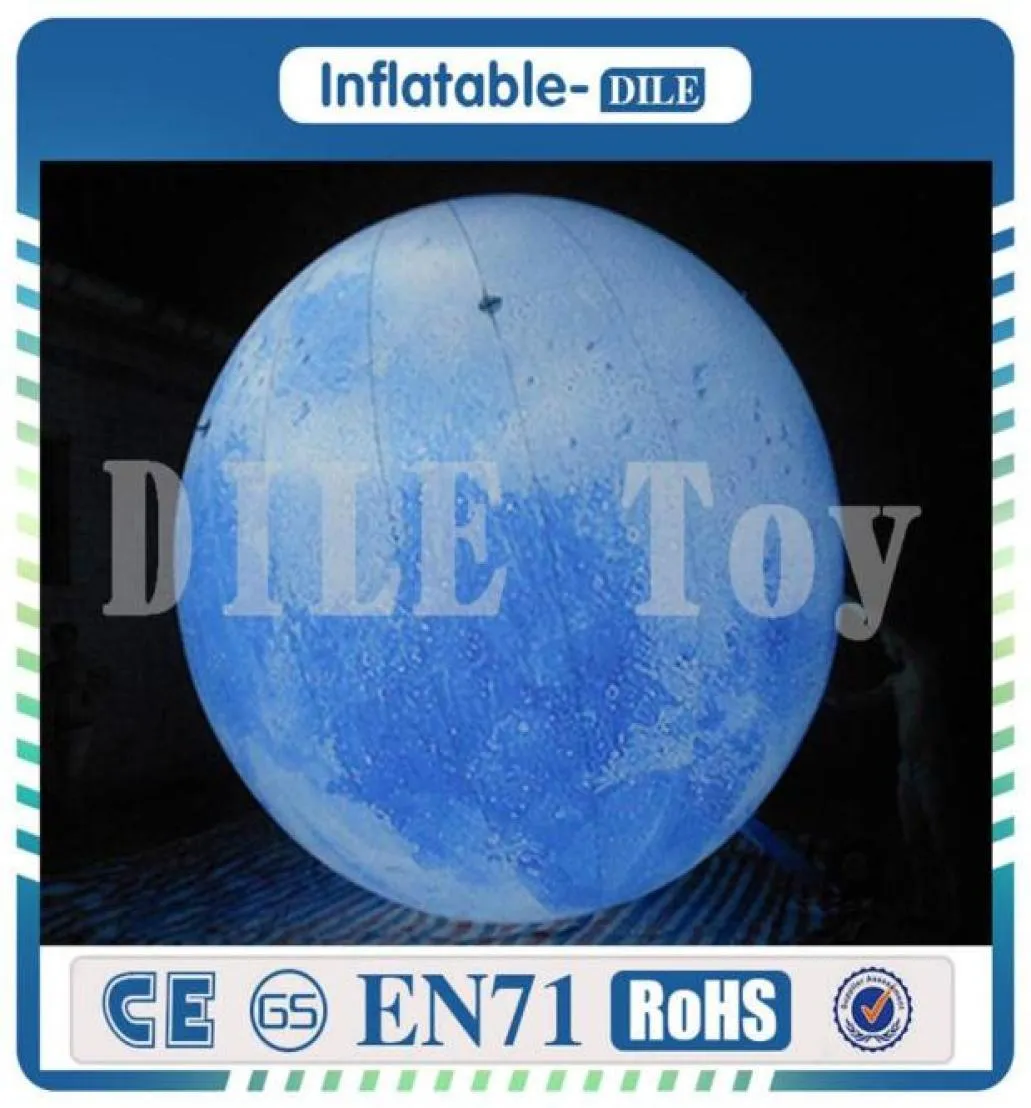 4m ballons de lune gonflables de la terre gonflable publicitaire des ballons avec soufflant pour 211N2690837