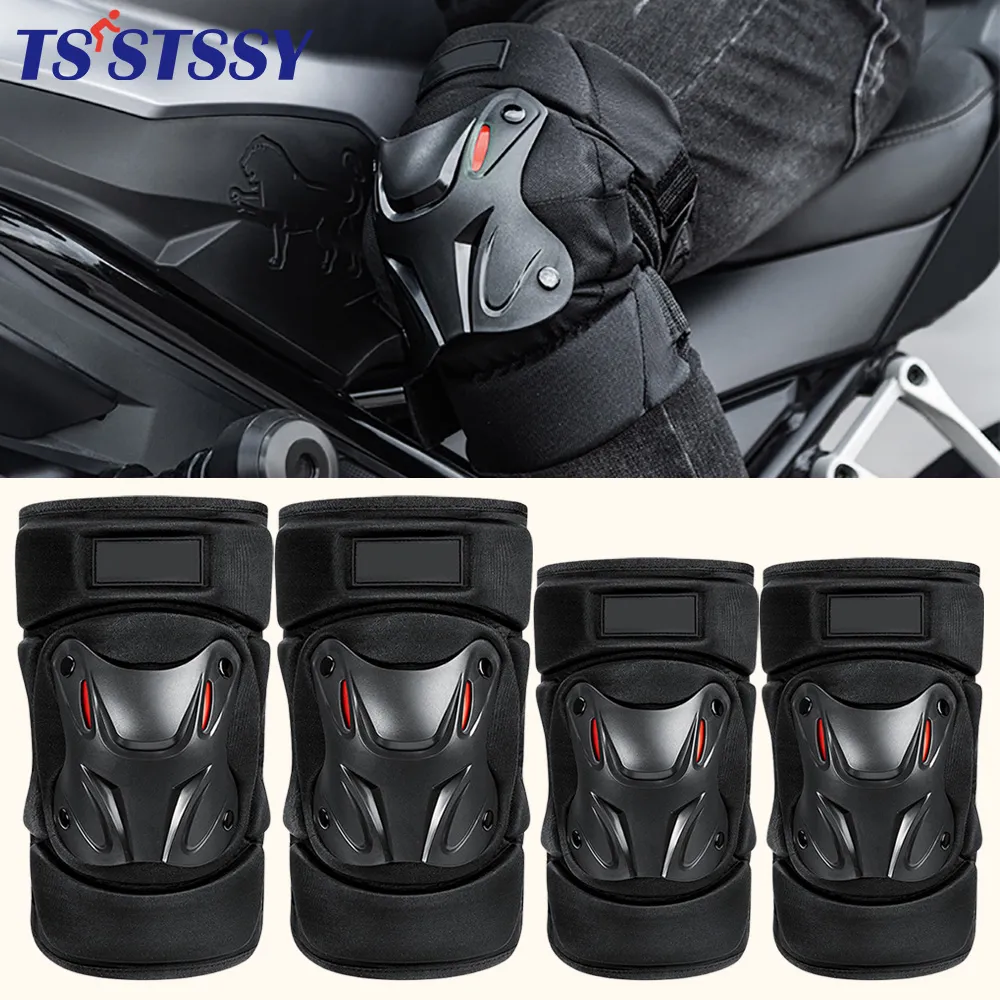 Amazon.com: 4 PCS Motorcycle Knee Elbow Pads, Elbow and Knee