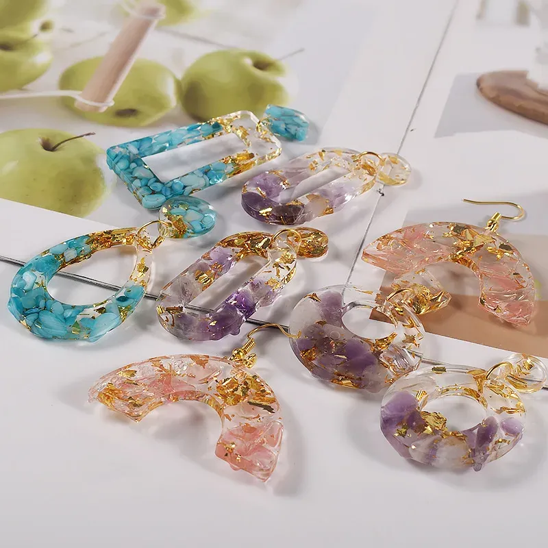 Crystal resin jewelry discount