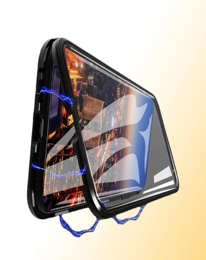 360 Полная защита магнитных случаев для Samsung S21 A71 A51 A21S A12 A32 S20FE Ultra Plus Double Glass Cover Case Iphone 13 12 9997607