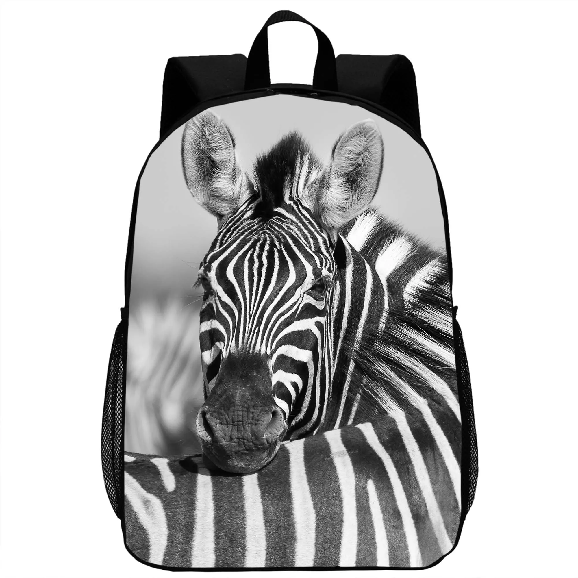 Wildlife Zebra Backpack Children School Bag Kids Animal 