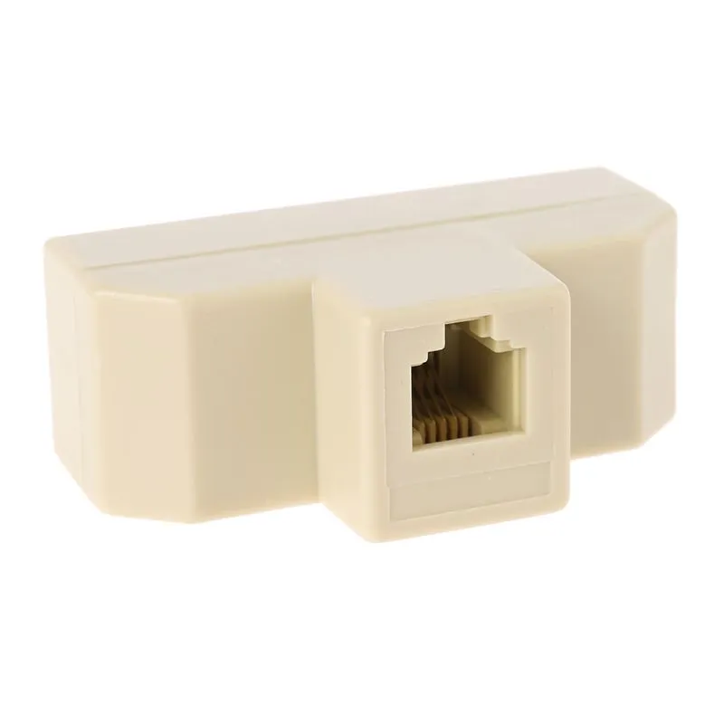 RJ11 Phone Line Splitter - 1 to 4 Modular Adapter, Wall Plug Converter ...