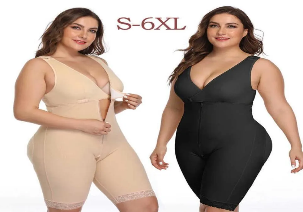 Women Slimming Shapewear Plus Size Full Body Shaper Waist Trainer Corset Seamless Butt Lifter faja moldeadora Binder3735793