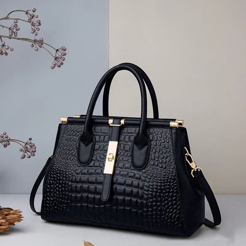 2024 designer bag luxury bag tote bag shoulder bag crossbody bao new fashion atmosphere leather all-match ladies Tote top layer cowhide handbag women