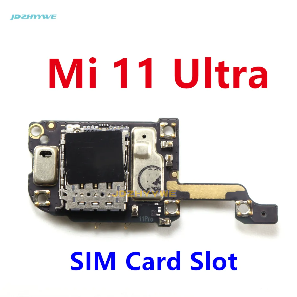 1pcs USB Charging Port Connecteur Connecteur SIM Carte Reader Board Flex Cable pour Xiaomi Mi 11t 11 12 Lite Pro