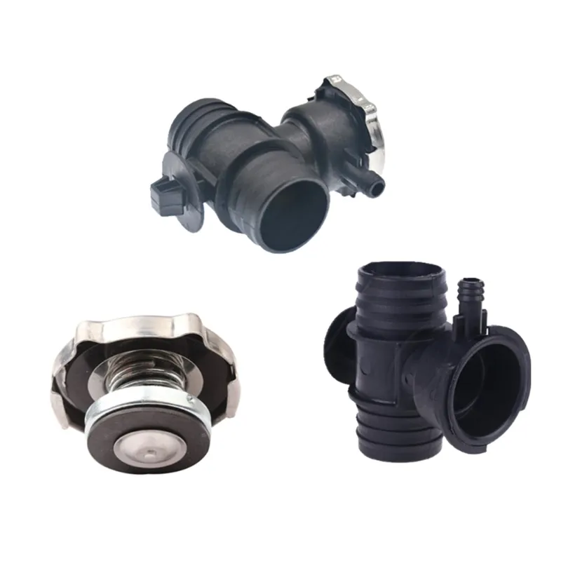 Car Radiator Connector Universal Car Aluminum Radiator Cap Filler Neck Coolant Water Tank Hose ...