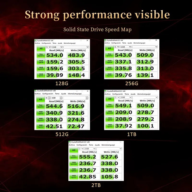 HUADISK SSD SATA 1TB 2.5inch 128GB 256GB 4TB 2TB SSD 500GB SSD Hard Disk TLC SATA3.0 6Gbps Solid State Drive for Laptop Computer