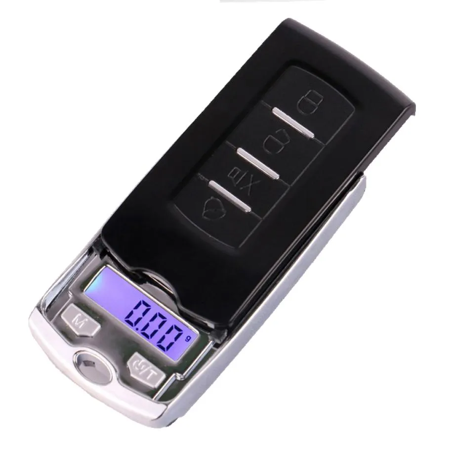 Super Tiny Mini Mini Pocket Jewelry Cract Scale 200G100GX001G CAR KEY SCALES DIGITAL SCANER