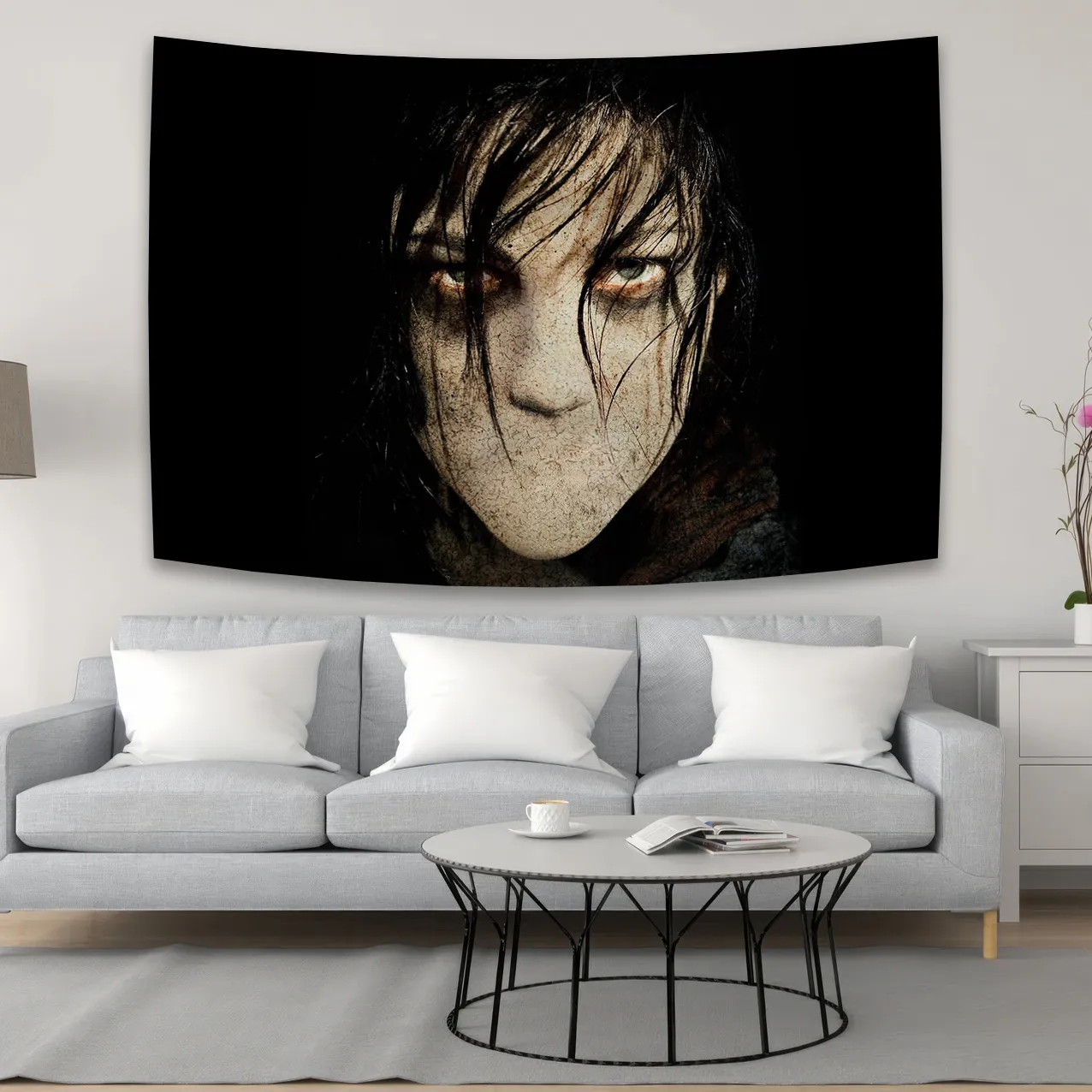 Silents Hill Horror Movie Charakter Teppich Wand Hanging Room Dekor Kunst Wand Hänge Schlafzimmer Dekor Dekor