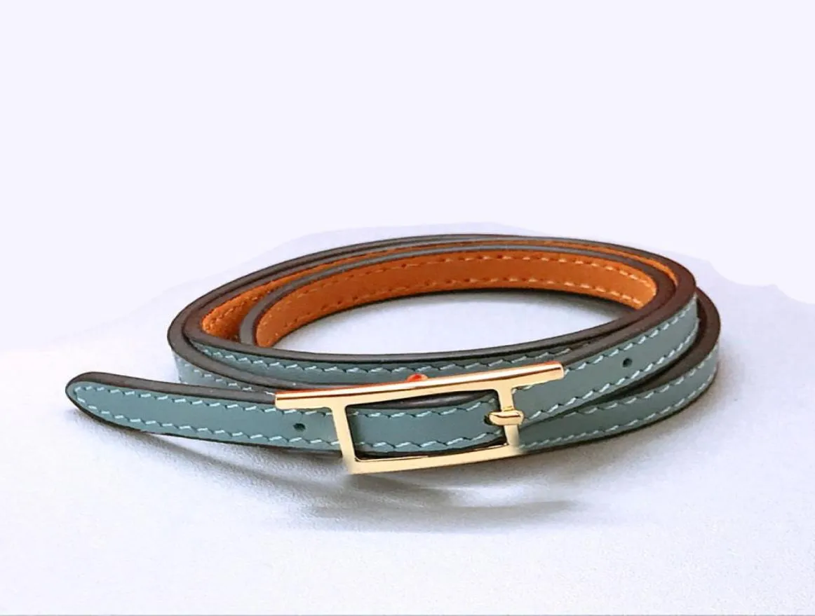 高級ブランドJewerlry Behapi Real Leather Colier Bracelet for Women Multicolor Cuff4551966