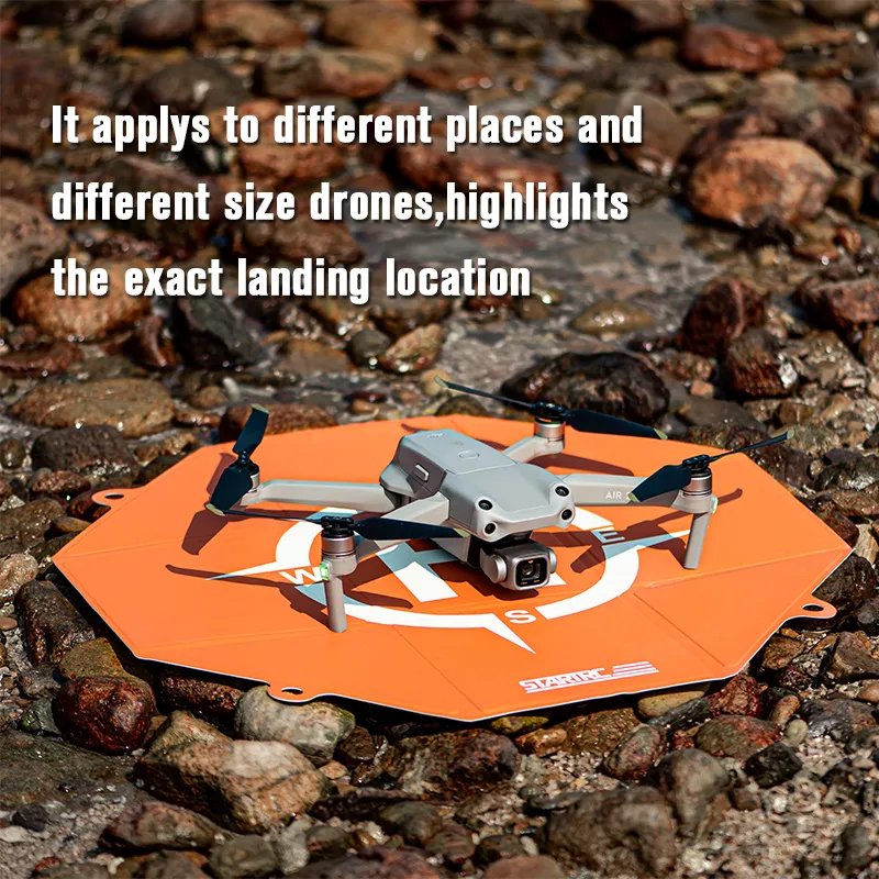 Drone Landing Pad: Universal, Waterproof, Portable, Fast-Foldable ...